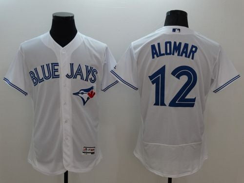 Roberto Alomar Toronto Blue Jays white Authentic jersey