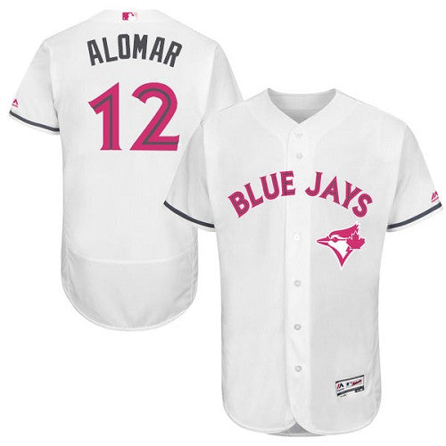 Roberto Alomar Toronto Blue Jays white jersey