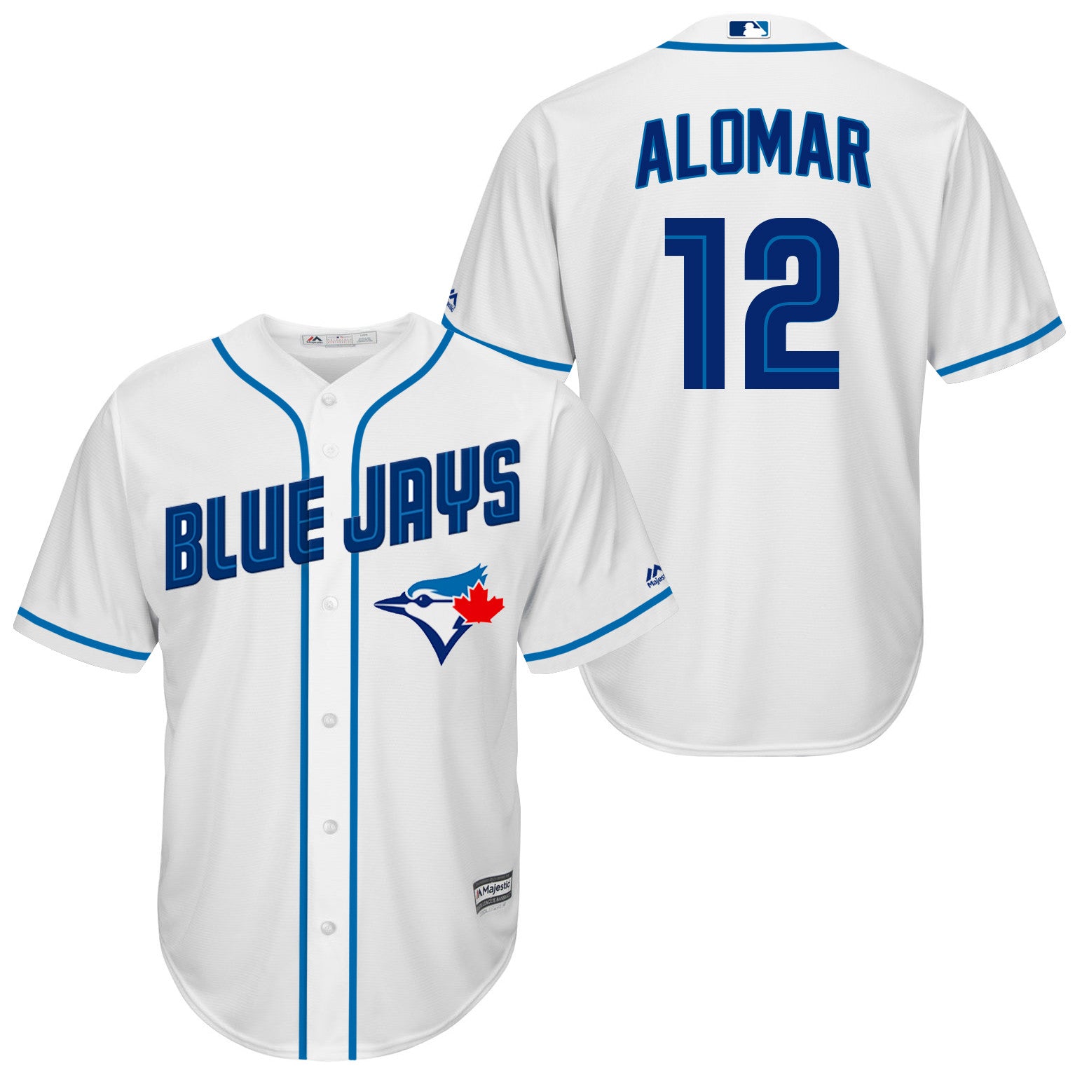 Roberto Alomar Toronto Blue Jays white jersey