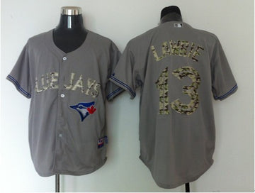 Toronto Blue Jays grey Camo jersey