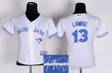 Lawrie Toronto Blue Jays white jersey