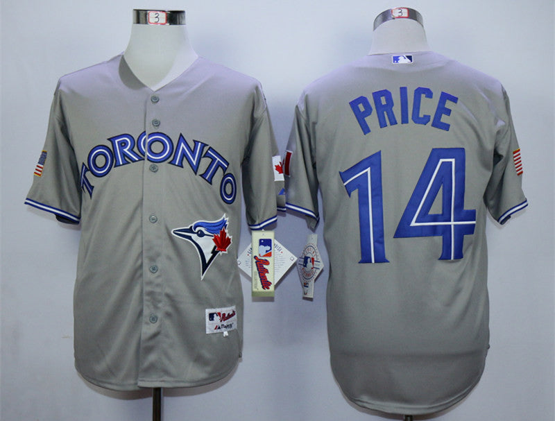 David Price Toronto Blue Jays grey jersey