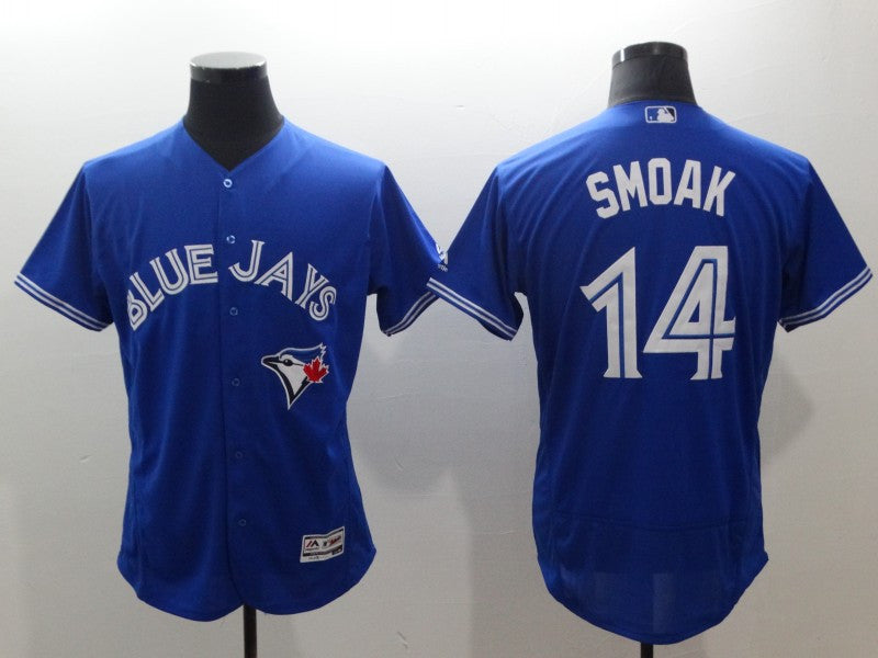 Justin Smoak Toronto Blue Jays royal jersey