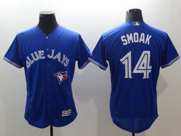 Justin Smoak Toronto Blue Jays royal jersey