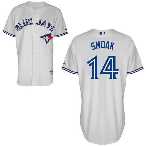 Smoak Toronto Blue Jays white jersey