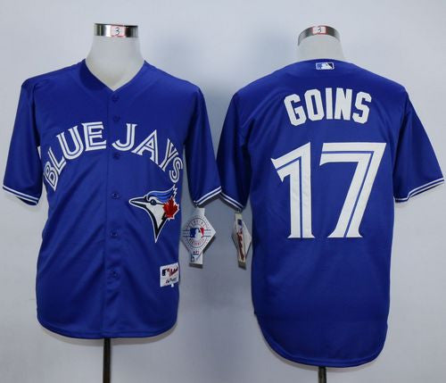 Ryan Goins Toronto Blue Jays blue jersey