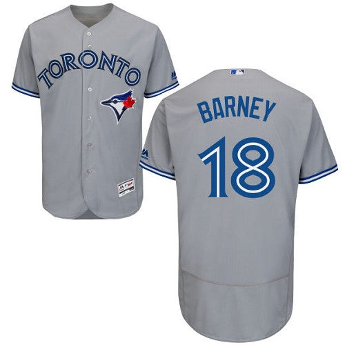 Darwin Barney Toronto Blue Jays gray jersey