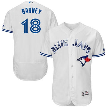 Darwin Barney Toronto Blue Jays white jersey
