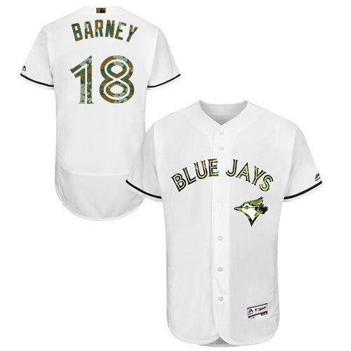 Darwin Barney Toronto Blue Jays white jersey