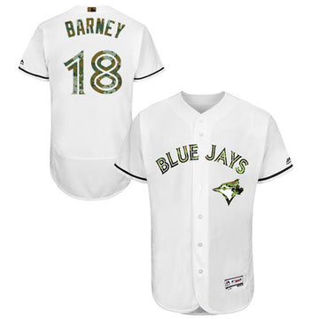 Darwin Barney Toronto Blue Jays white jersey