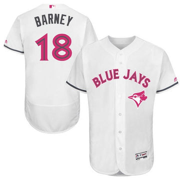 Darwin Barney Toronto Blue Jays white jersey