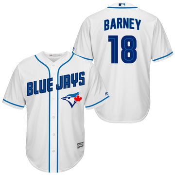 Darwin Barney Toronto Blue Jays white jersey