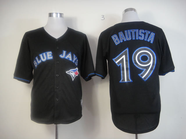 Bautista Toronto Blue Jays black Fashion jersey