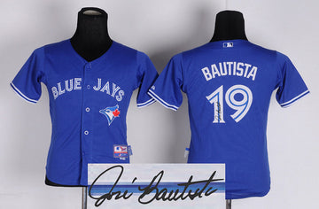 Bautista Toronto Blue Jays blue jersey