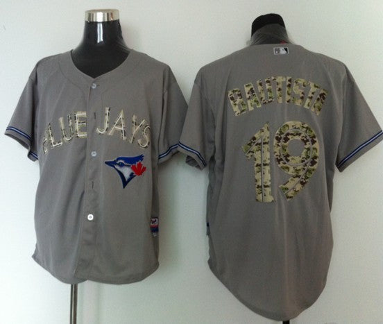 Bautista Grey Toronto Blue Jays camo Camo jersey