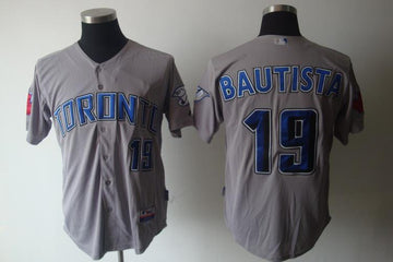 Bautista Toronto Blue Jays grey jersey