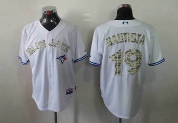 Bautista White Toronto Blue Jays camo Camo jersey