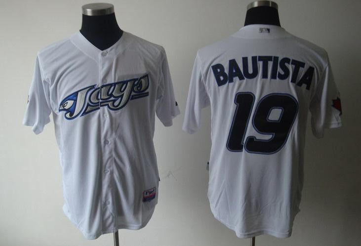 Bautista Toronto Blue Jays white jersey