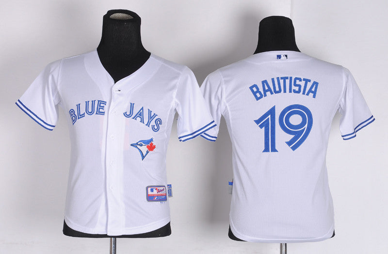 Bautista Toronto Blue Jays white jersey