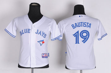 Bautista Toronto Blue Jays white jersey