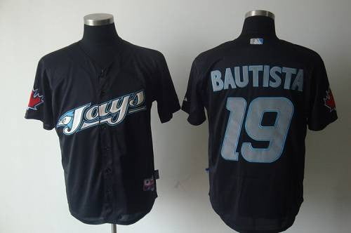 Jose Bautista Toronto Blue Jays black jersey