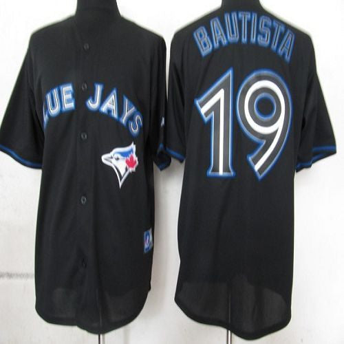 Jose Bautista Toronto Blue Jays black Fashion jersey