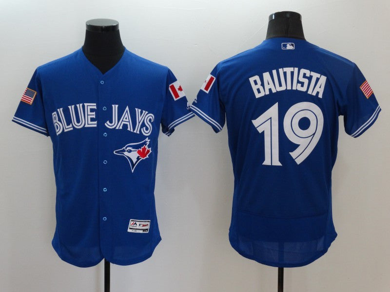 Jose Bautista Toronto Blue Jays blue Fashion jersey