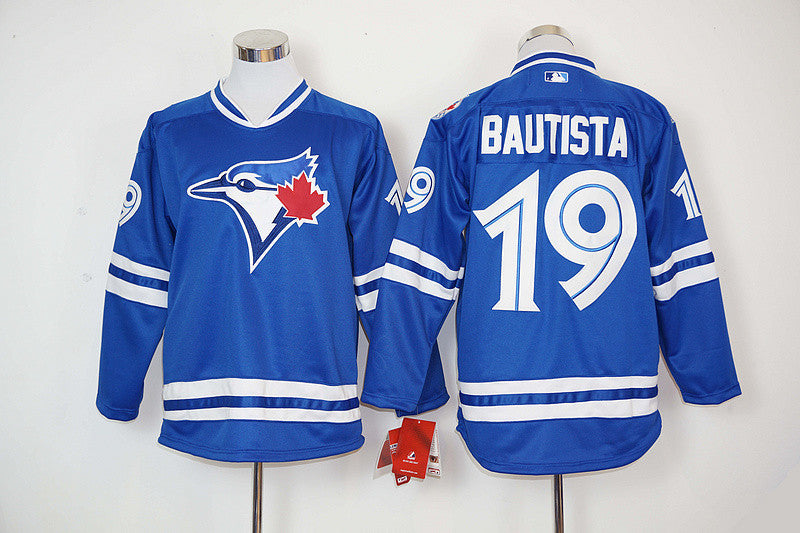 Jose Bautista Toronto Blue Jays blue jersey