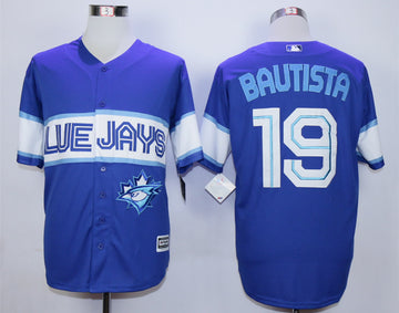 Jose Bautista Toronto Blue Jays blue jersey