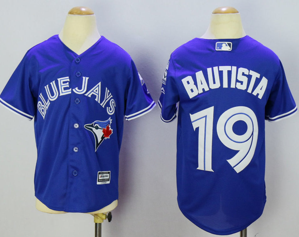 Jose Bautista Toronto Blue Jays blue jersey