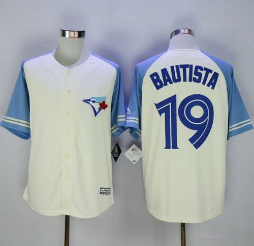 Jose Bautista Toronto Blue Jays cream jersey