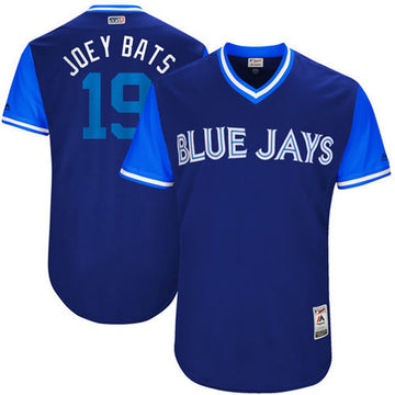 Jose Bautista Joey Bats Majestic Toronto Blue Jays royal jersey