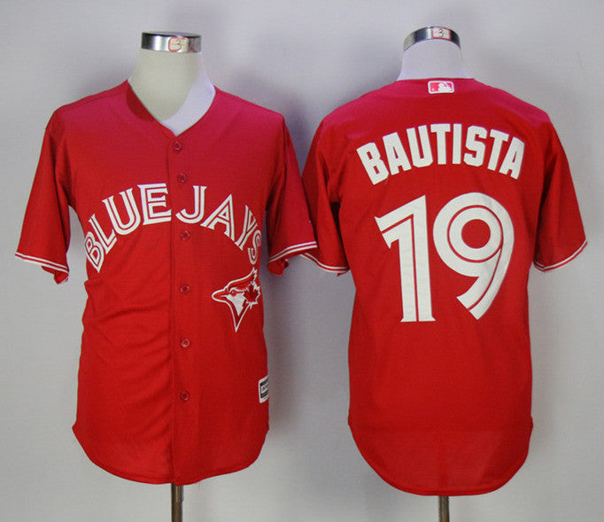 Jose Bautista Toronto Blue Jays red jersey