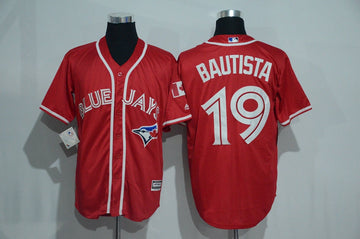 Jose Bautista Toronto Blue Jays red Alternate jersey