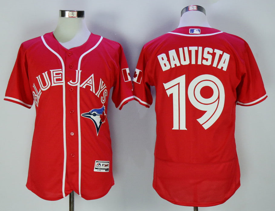 Jose Bautista Toronto Blue Jays red Alternate jersey
