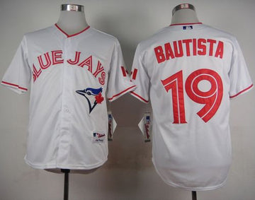 Jose Bautista Toronto Blue Jays white jersey