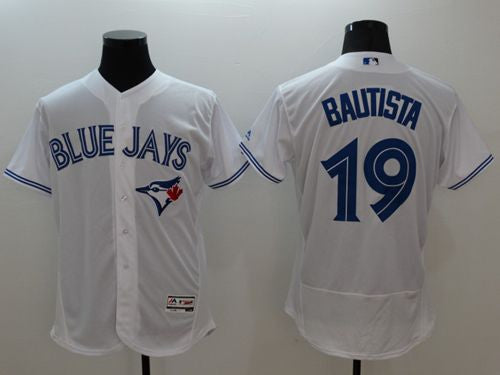 Jose Bautista Toronto Blue Jays white Authentic jersey
