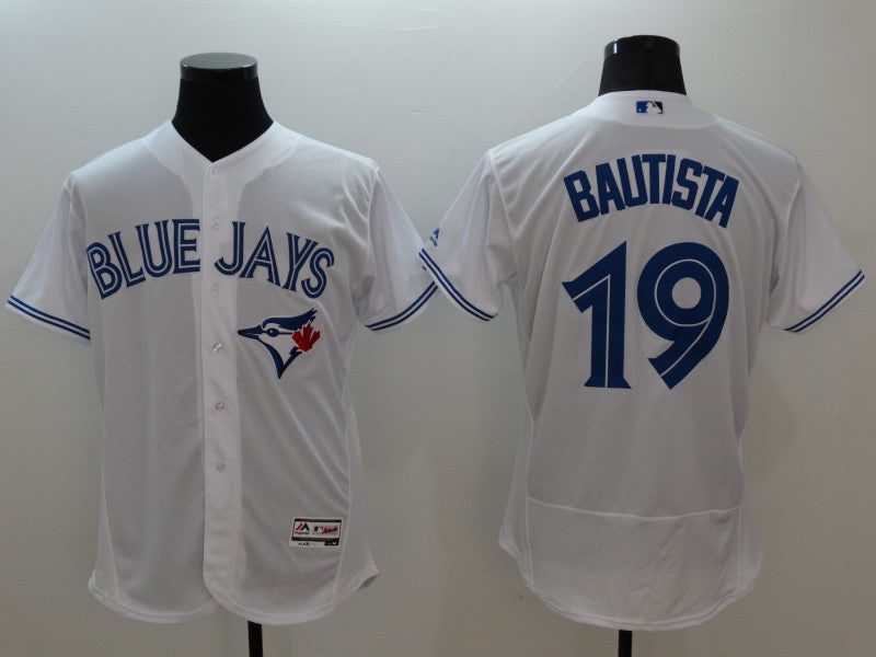 Jose Bautista Toronto Blue Jays white jersey