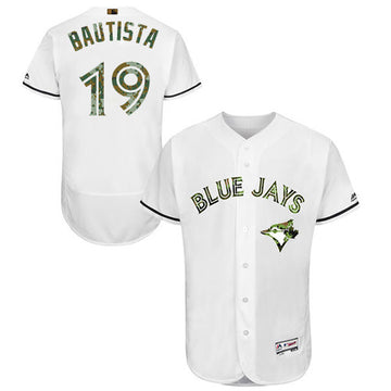 Jose Bautista Toronto Blue Jays white jersey
