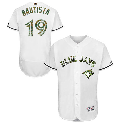 Jose Bautista Toronto Blue Jays white jersey
