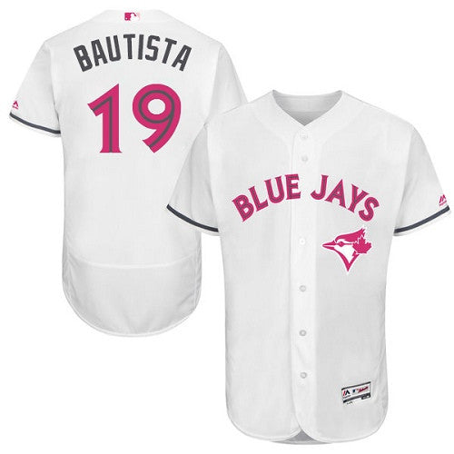 Jose Bautista Toronto Blue Jays white jersey