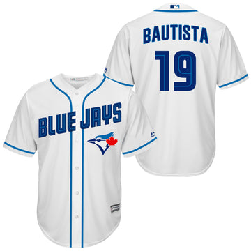 Jose Bautista Toronto Blue Jays white jersey