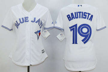 Jose Bautista Toronto Blue Jays white jersey