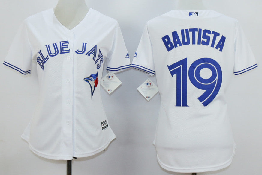 Jose Bautista Toronto Blue Jays white jersey