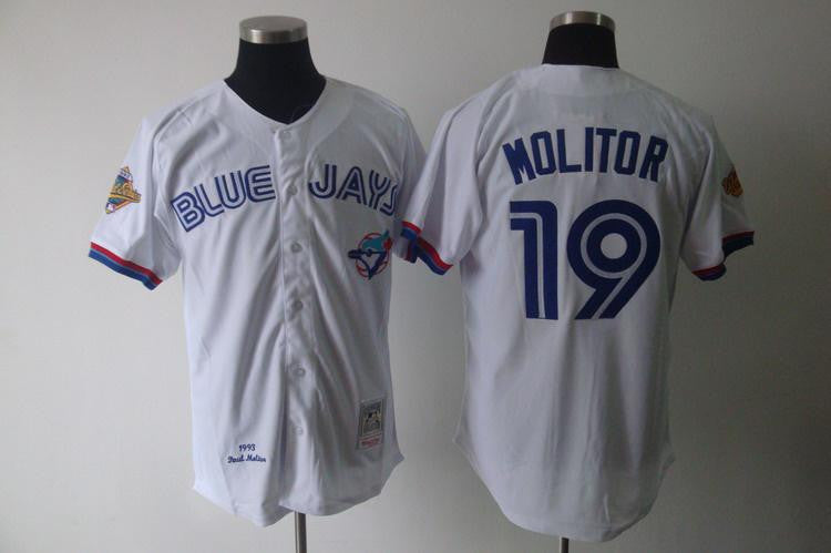 Molitor Toronto Blue Jays white jersey
