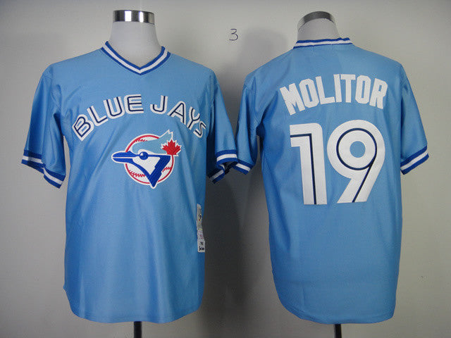 Paul Molitor Toronto Blue Jays blue jersey