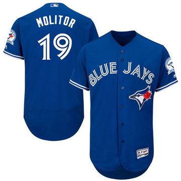 Paul Molitor Toronto Blue Jays blue jersey