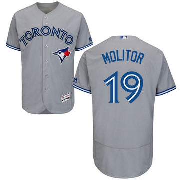 Paul Molitor Toronto Blue Jays gray jersey