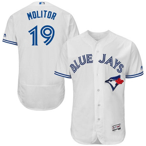 Paul Molitor Toronto Blue Jays white jersey