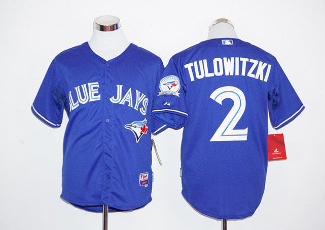 Troy Tulowitzki Toronto Blue Jays blue jersey